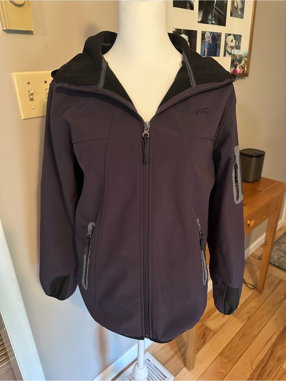 Avia Dark Purple Active Jacket soft shell